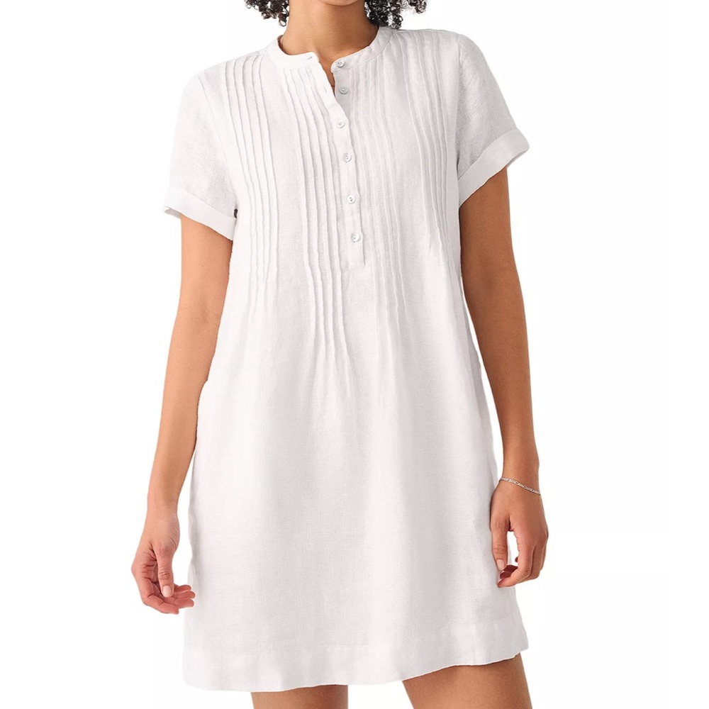 Worn once! Faherty Gemina linen dress - size XS